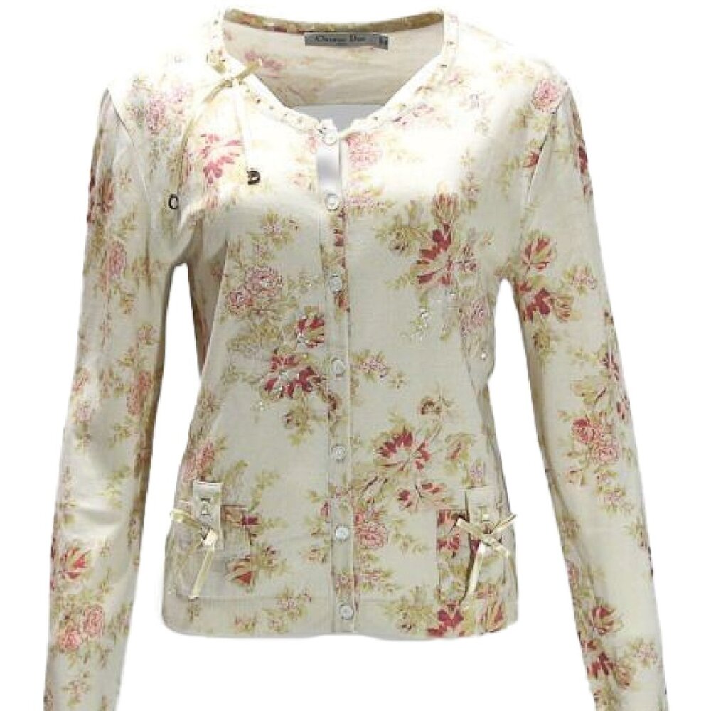 Dior Floral Charms Cardigan